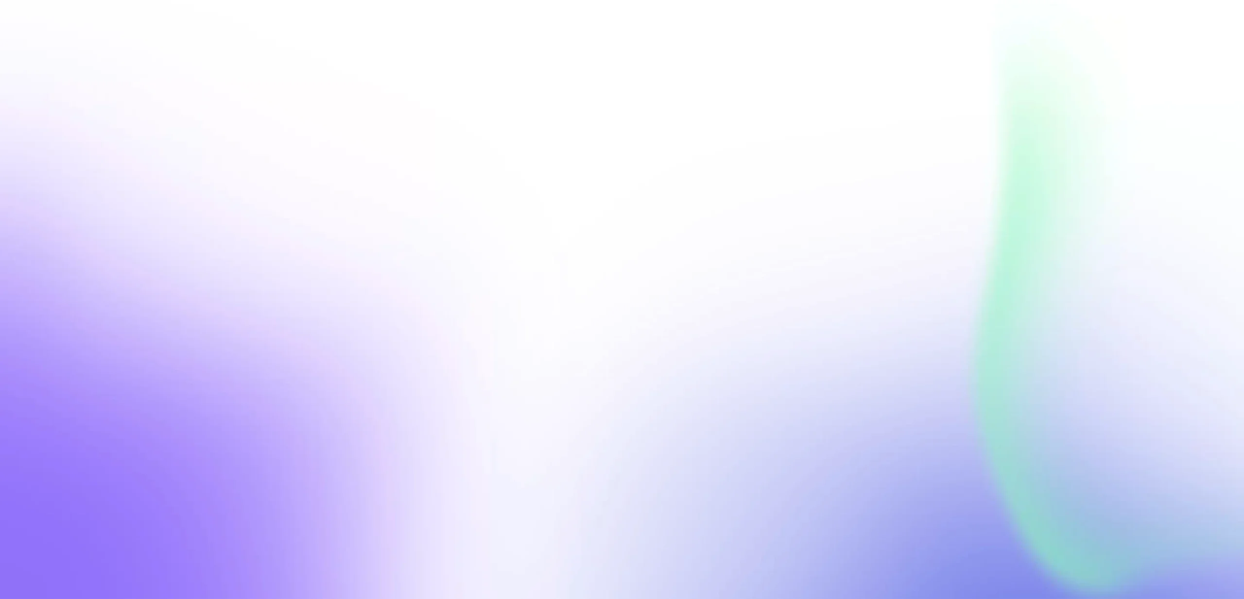 A soft abstract background inspired by Operation Outbreak, featuring gentle gradients of purple and blue with a faint vertical green streak on the right side, blending smoothly into white at the top.