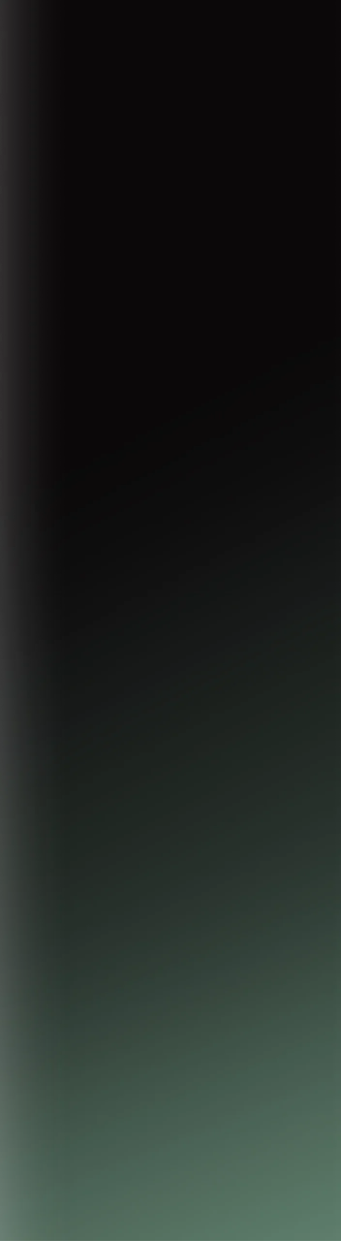 A gradient background fading from black at the top to a dark greenish hue at the bottom, with smooth transitions between the colors—perfect for an immersive Operation Outbreak theme.